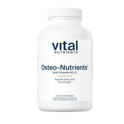 Vital Nutrients Osteo-Nutrients (with Vitamin K2-7) 180 Caps