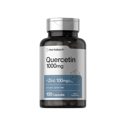 Horbäach Quercetin 1000mg per Serving | 100 Capsules