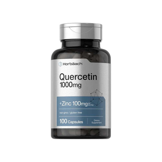 Horbäach Quercetin 1000mg per Serving | 100 Capsules