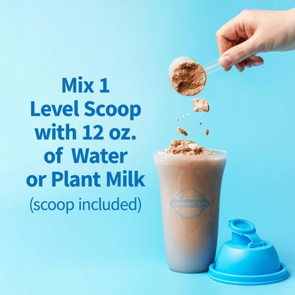 Garden of Life Organic Creamy Protein with Oatmilk – Chocolate Brownie 920g