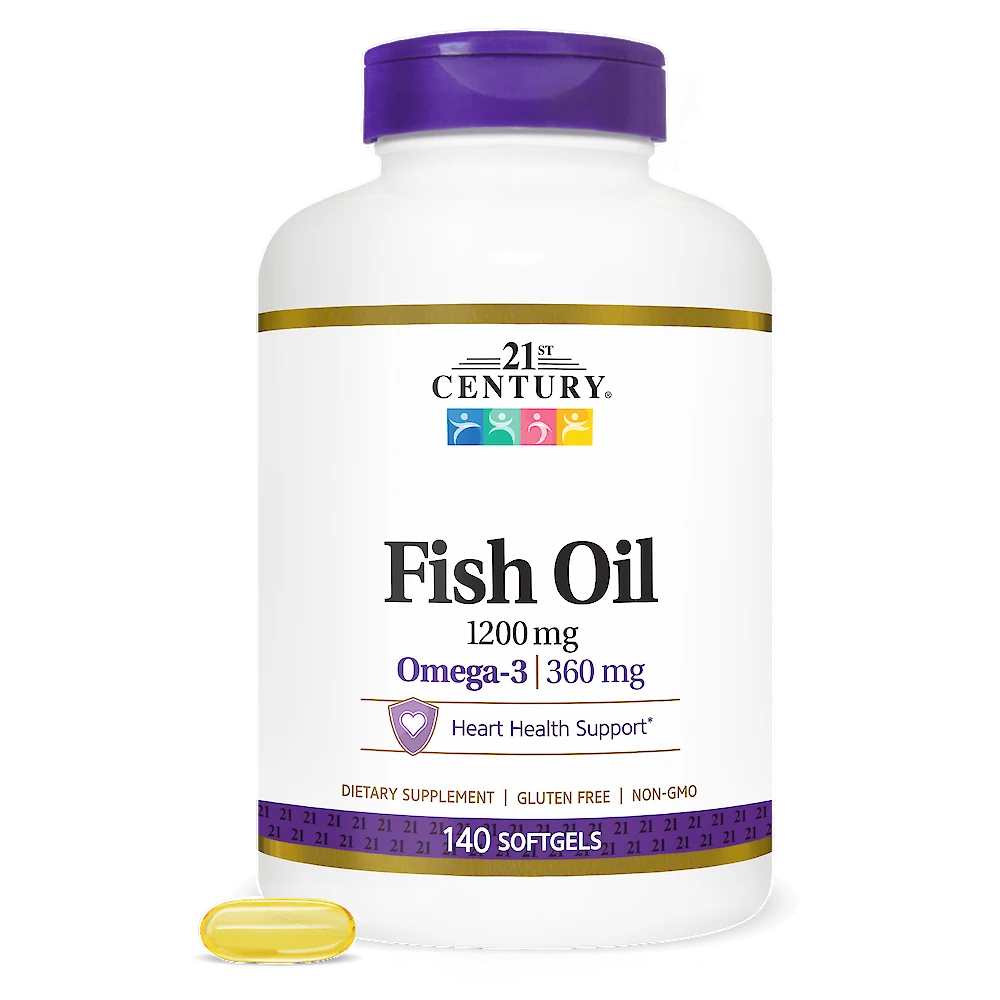 21st Century Fish Oil 1200 Mg 140 Softgels