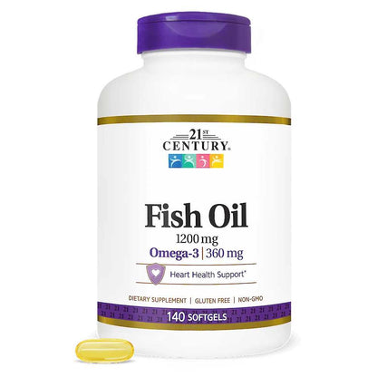21st Century Fish Oil 1200 Mg 140 Softgels