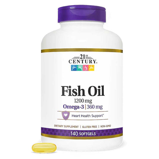 21st Century Fish Oil 1200 Mg 140 Softgels