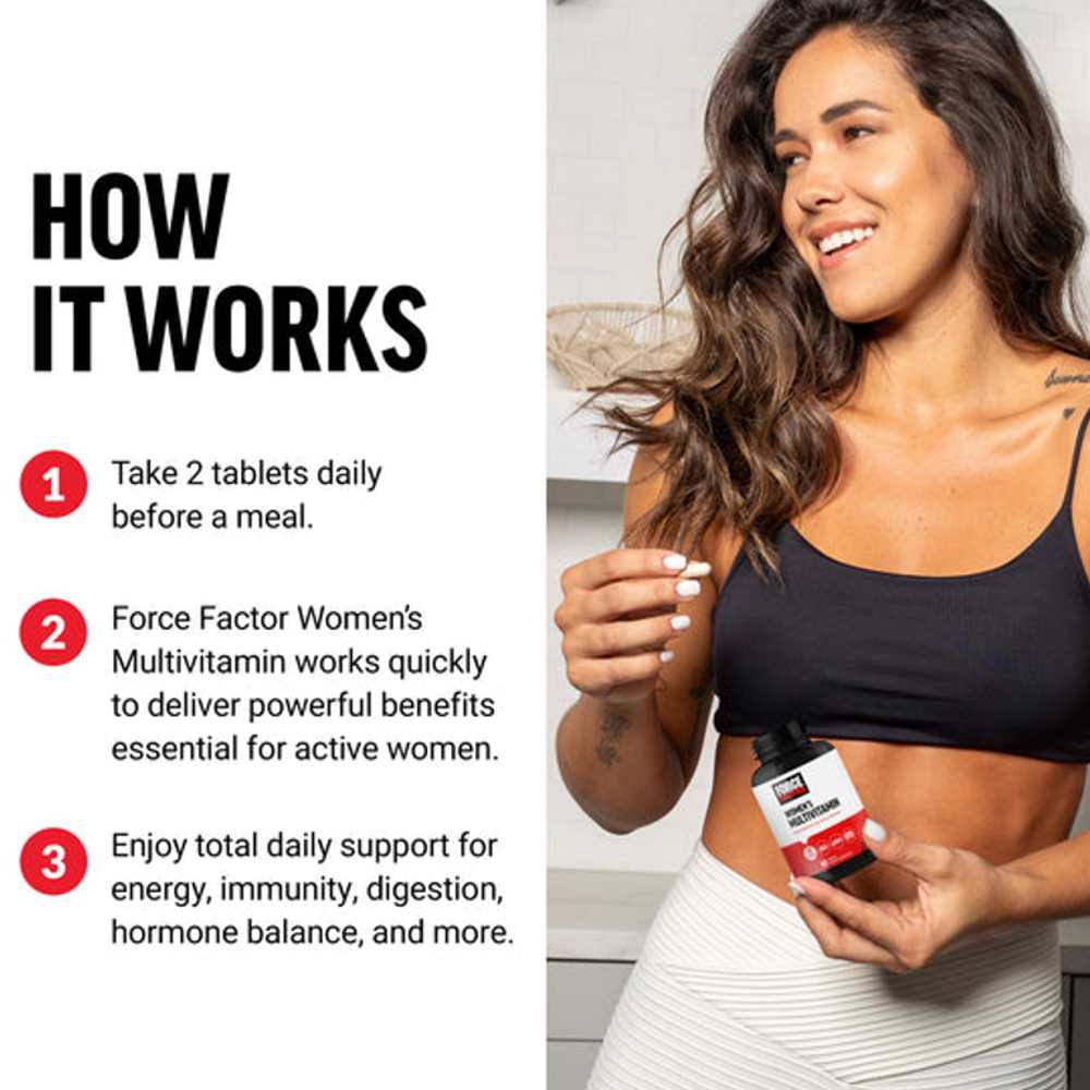 Force Factor Women’s Multivitamin – 60 Tablets
