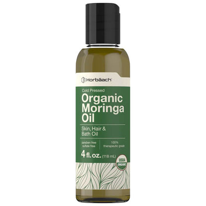 Horbäach Moringa Oil Organic | 4oz Liquid