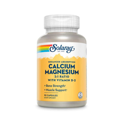 Solaray Calcium & Magnesium Amino Acid 90 Caps
