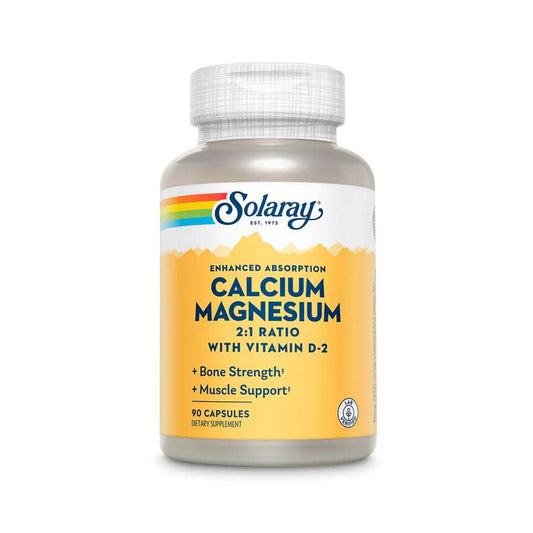 Solaray Calcium & Magnesium Amino Acid 90 Caps