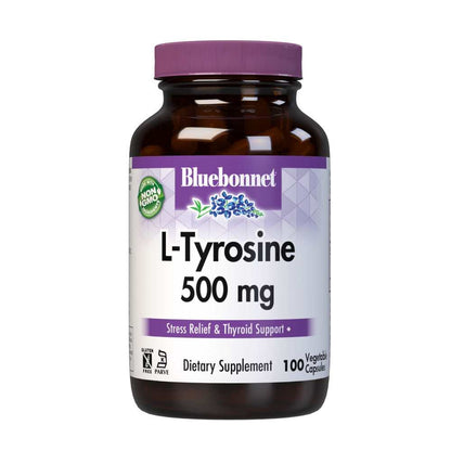 Bluebonnet Nutrition L-Tyrosine 500 Mg 100 Caps