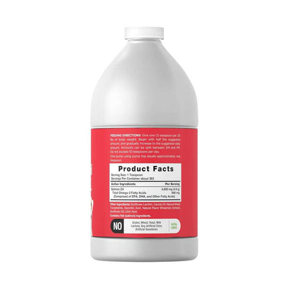 Horbäach Fish Oil Salmon for Dogs | 64oz Liquid