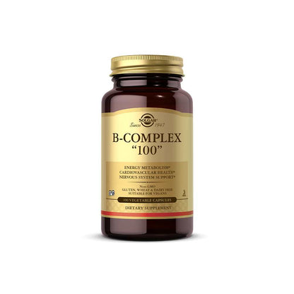 Solgar B-Complex “100” 50 Vegetable Capsules