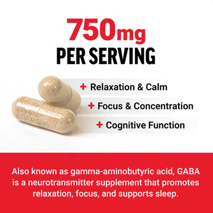 Force Factor GABA – 100 Capsules