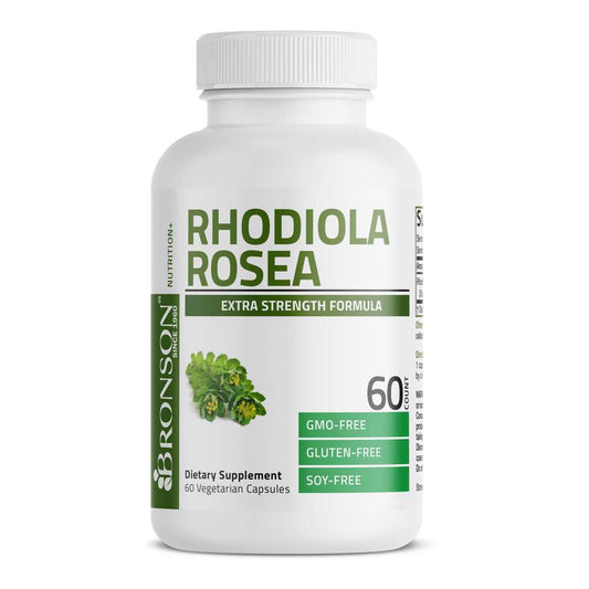 Bronson Vitamins Rhodiola Rosea Root - 1,000 Mg 60 Caps