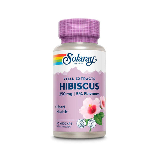 Solaray Hibiscus Flower Extract 250mg 60 Caps