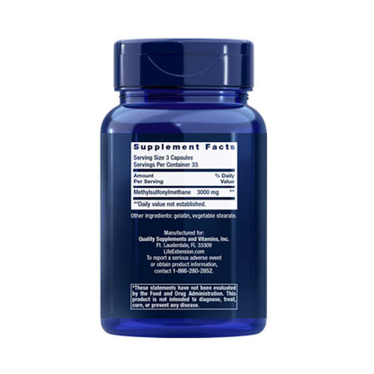 Life Extension Msm 1000 Mg, 100 Capsules