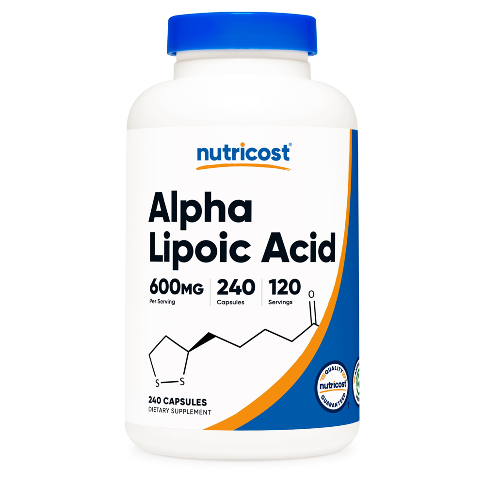 Nutricost Alpha Lipoic Acid 600mg Capsules