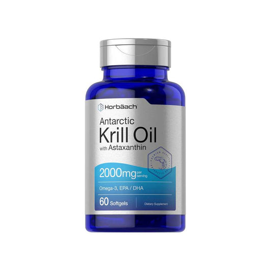 Horbäach Krill Oil 2000mg per Serving | 60 Softgels