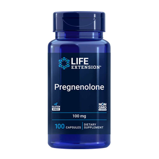 Life Extension Pregnenolone 100 Mg, 100 Capsules