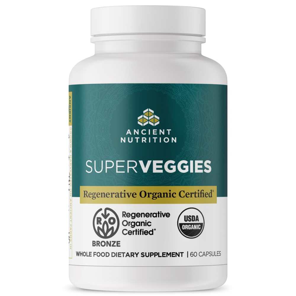 Ancient Nutrition Regenerative Organic Certified® SuperVeggies 60 caps