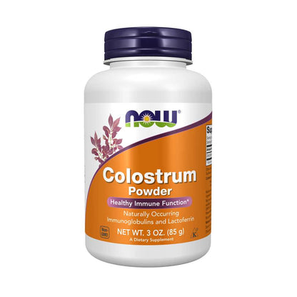 Now Foods Colostrum Powder – Immune Support with Naturally Occurring Immunoglobulins & Lactoferrin – 3 Oz (85 G)