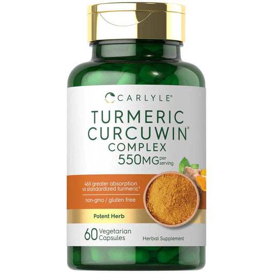 Carlyle Nutritionals Turmeric 550mg per serving | 60 Capsules