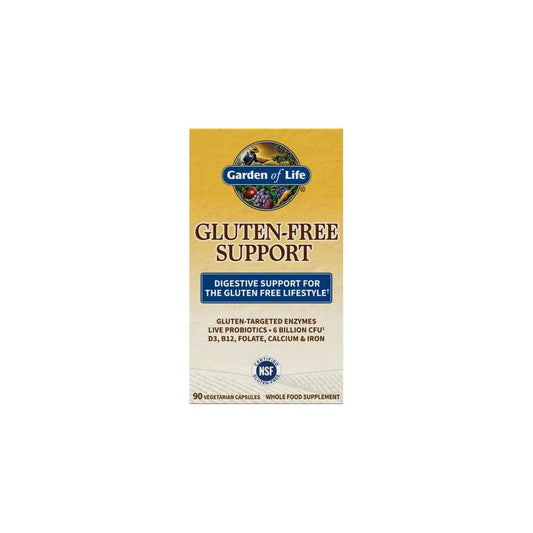 Garden of Life Gluten-Free Support – 90 Vegetarian Capsules