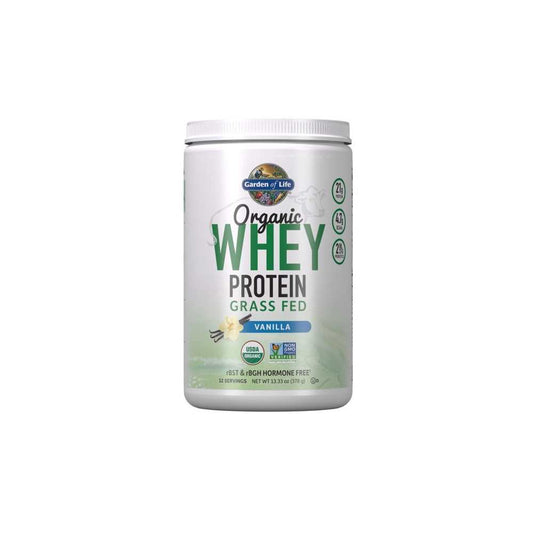 Garden of Life Organic Whey Protein Vanilla 13.33oz (378g) Powder