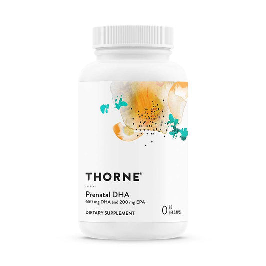 Thorne Prenatal Dha – 60 Gelcaps High-Potency Fish Oil for Pregnancy