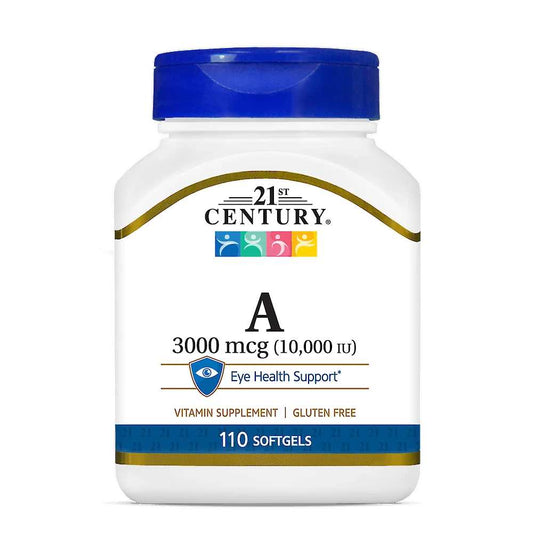 21st Century Vitamin A 3000 Mcg (10,000 Iu) 110 Softgels