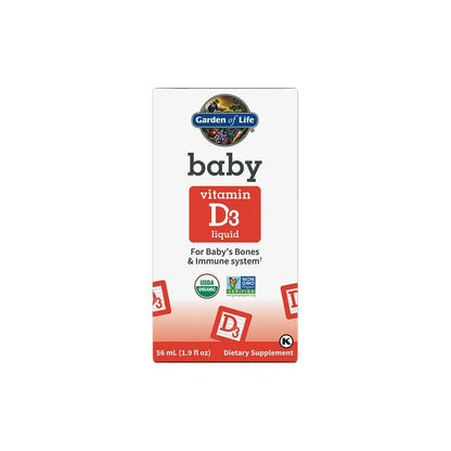 Garden of Life Baby Vitamin D3 1.9 Fl Oz (56ml) Liquid