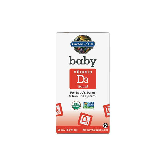 Garden of Life Baby Vitamin D3 1.9 Fl Oz (56ml) Liquid