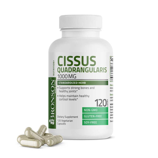 Bronson Vitamins Cissus Quadrangularis Extract - 1,000 Mg - 120 Vegetarian Capsules