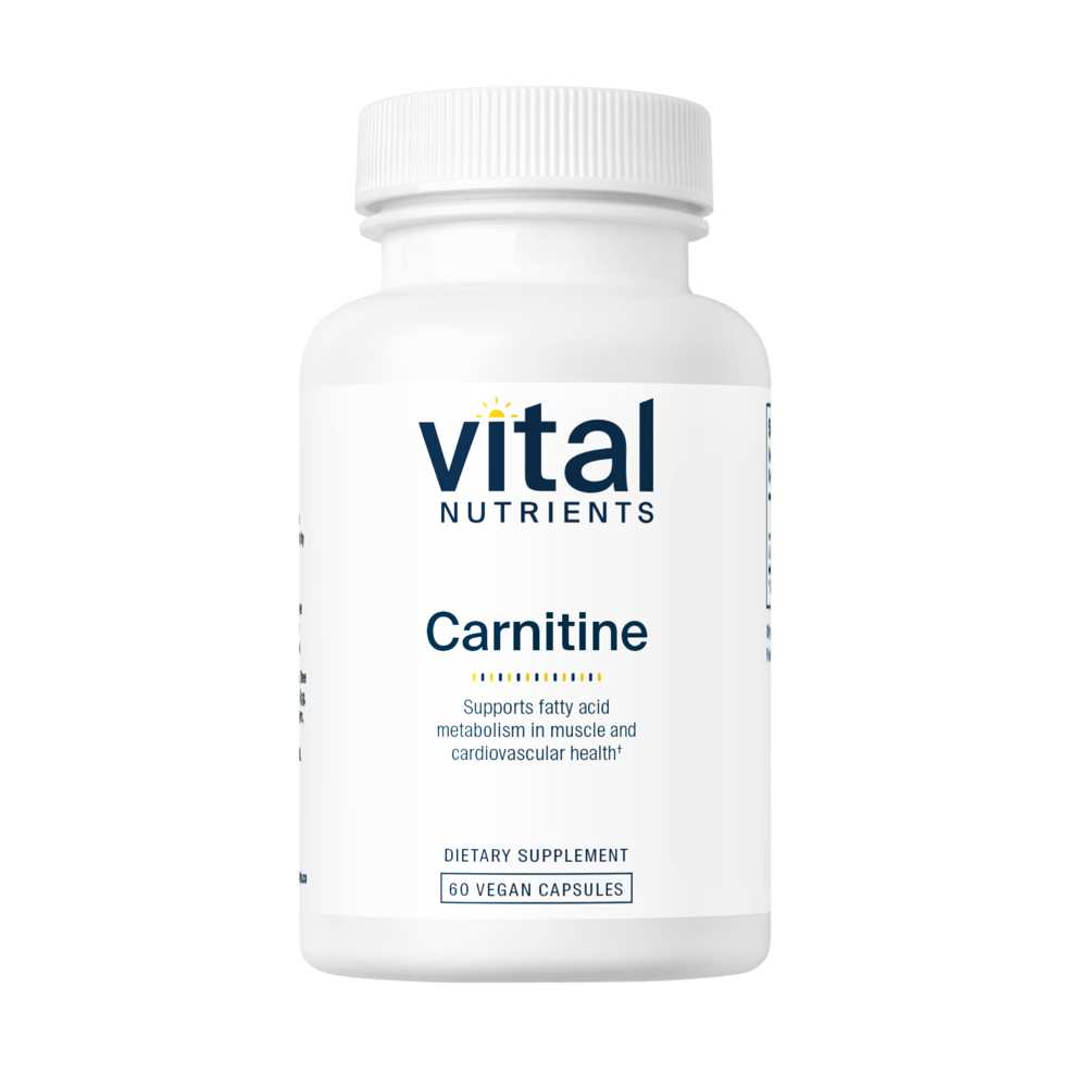 Vital Nutrients Carnitine 500mg 60 Caps