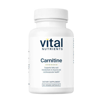 Vital Nutrients Carnitine 500mg 60 Caps
