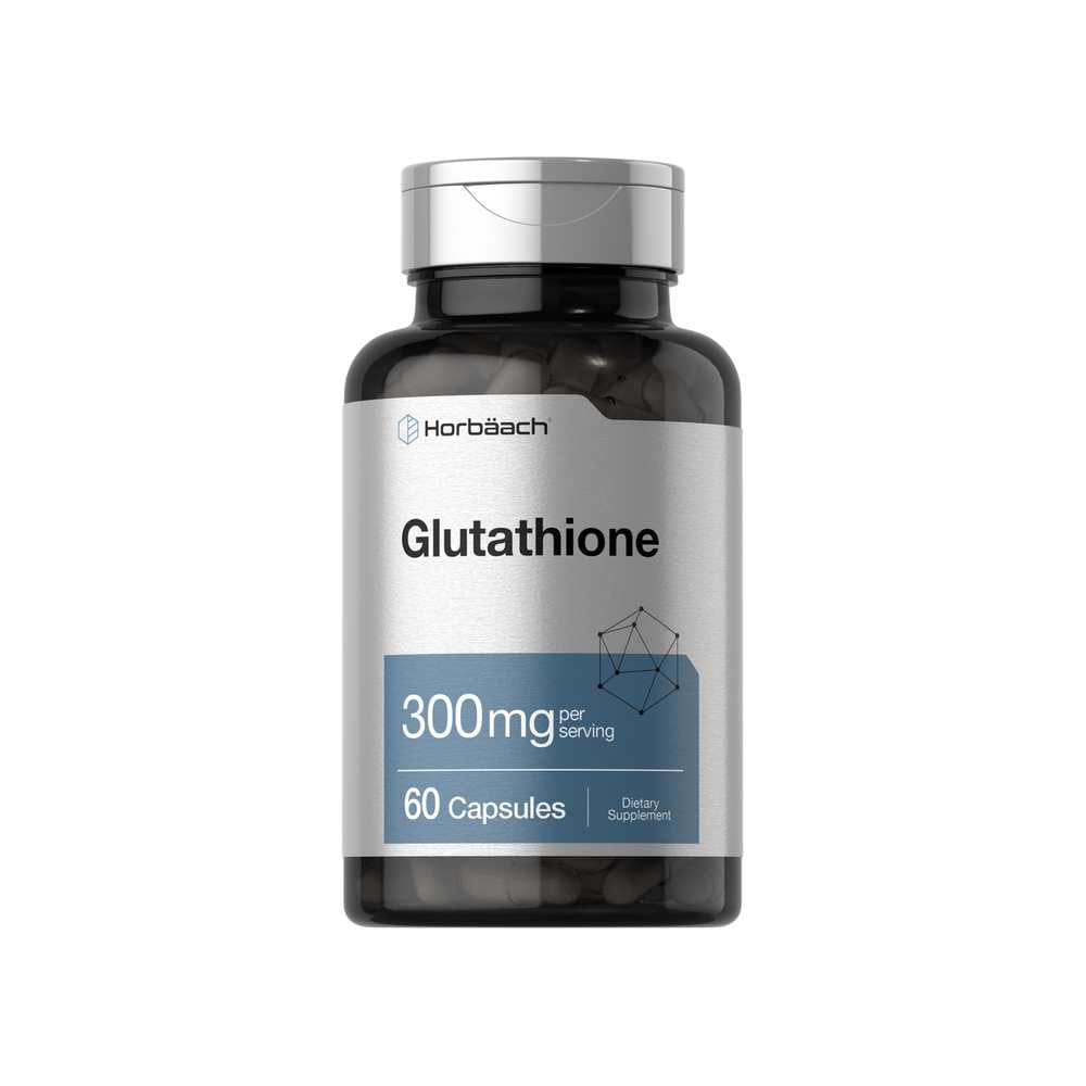 Horbäach Glutathione 300mg per Serving | 60 Capsules