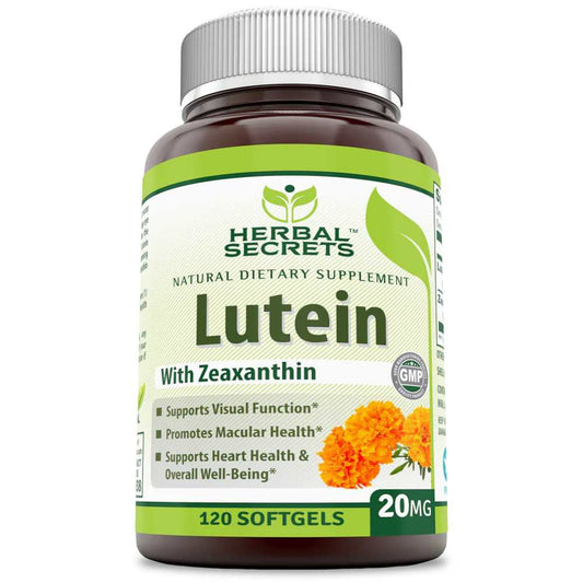 Herbal Secrets Lutein 20 Mg 120 Softgels