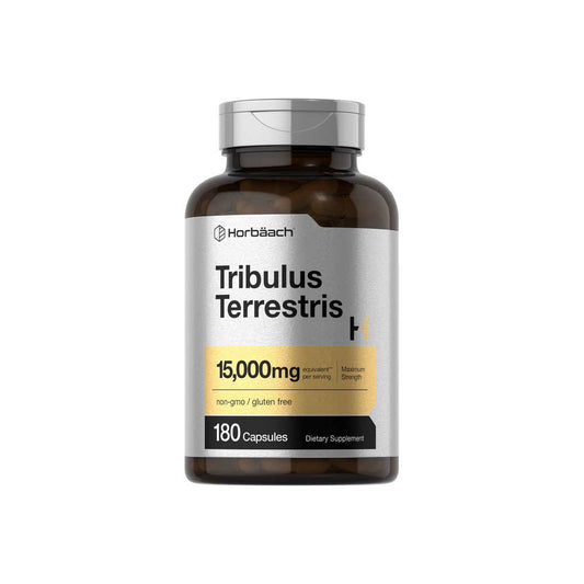 Horbäach Tribulus Terrestris 15000mg per Serving | 180 Capsules