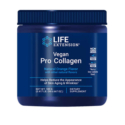 Life Extension Vegan Pro Collagen (orange) Powder 189g