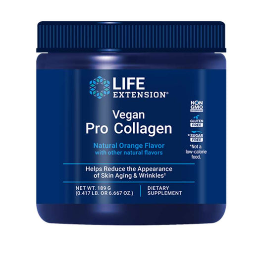 Life Extension Vegan Pro Collagen (orange) Powder 189g