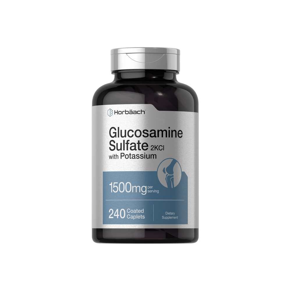 Horbäach Glucosamine Sulfate 1500mg per Serving | 240 Caplets