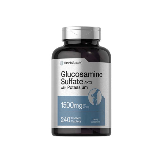 Horbäach Glucosamine Sulfate 1500mg per Serving | 240 Caplets
