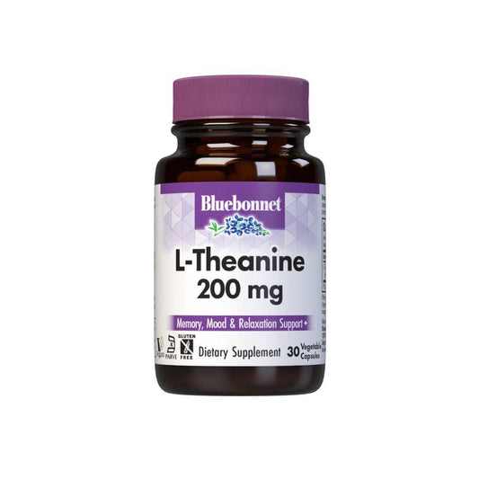Bluebonnet Nutrition L-Theanine 200 Mg 30 Caps