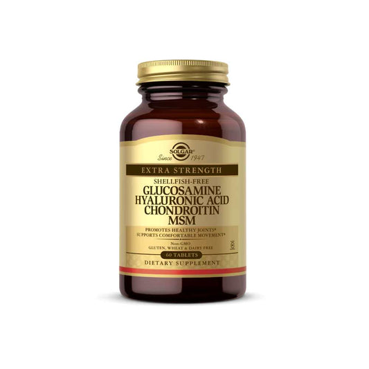 Solgar Glucosamine Hyaluronic Acid Chondroitin Msm (shellfish-Free) 60 Tablets