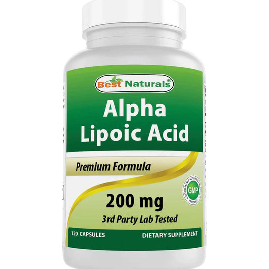 Best Naturals Alpha lipoic acid 200mg 120 Capsules