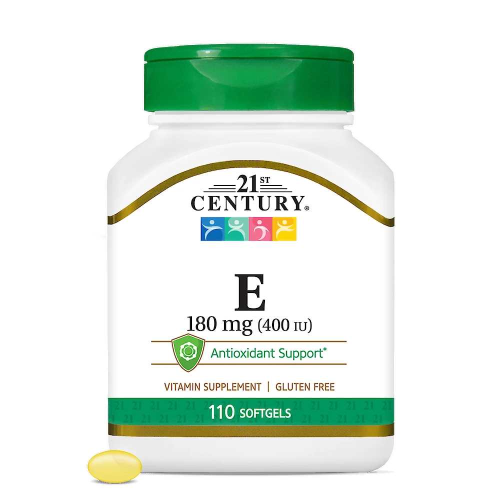 21st Century Vitamin E 180 mg (400 IU) 250 Softgels