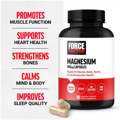 Force Factor Magnesium Complex – 90 Capsules