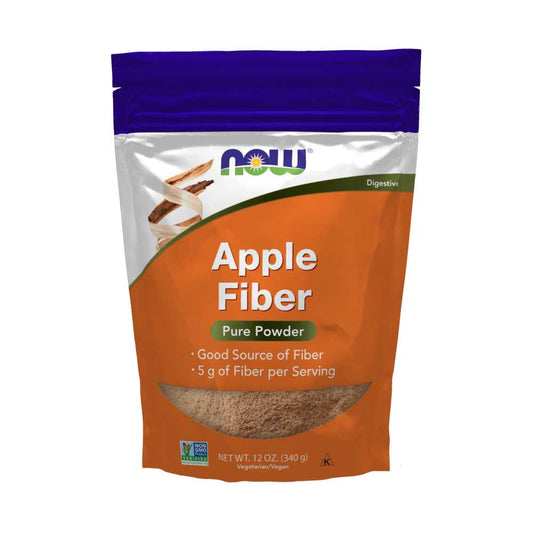Now Foods Apple Fiber Powder – 12 Oz – 5g Fiber per Serving – Natural Digestive Support