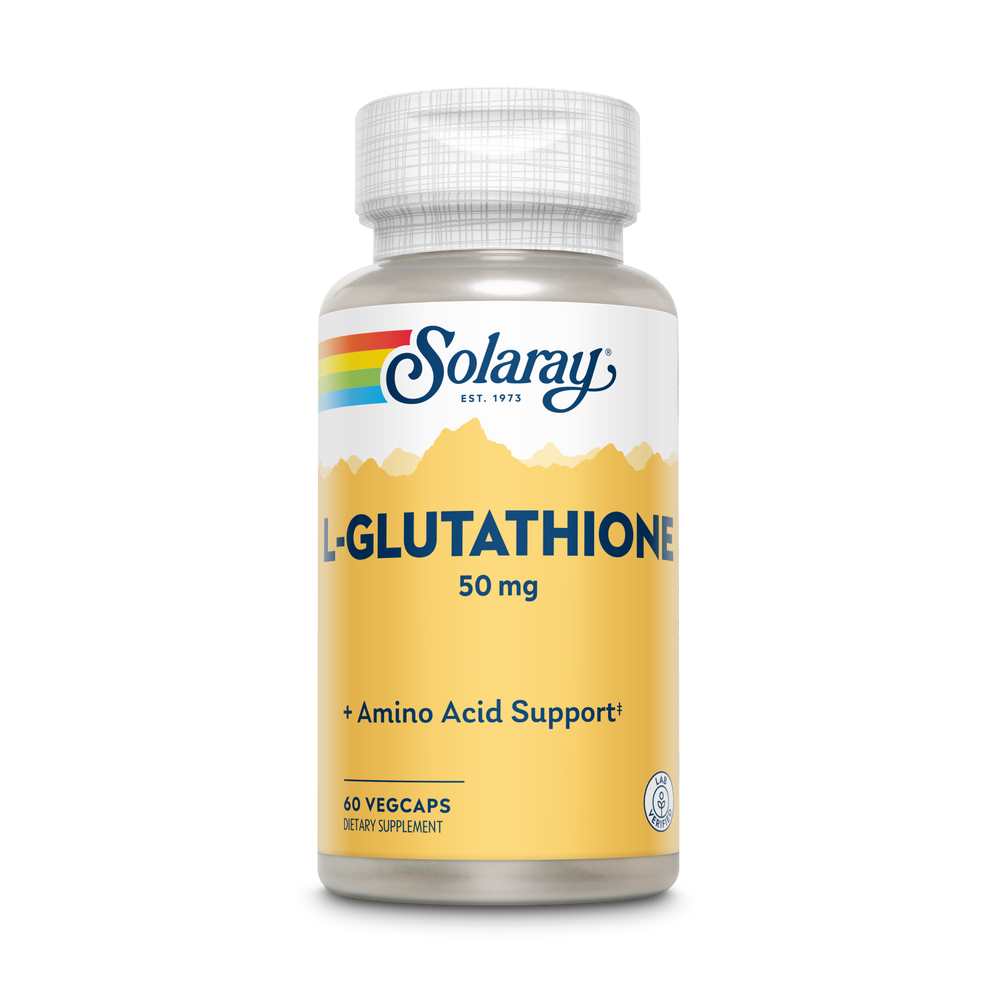 Solaray L-Glutathione, Free Form 50mg 60 Caps