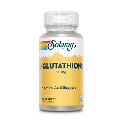 Solaray L-Glutathione, Free Form 50mg 60 Caps