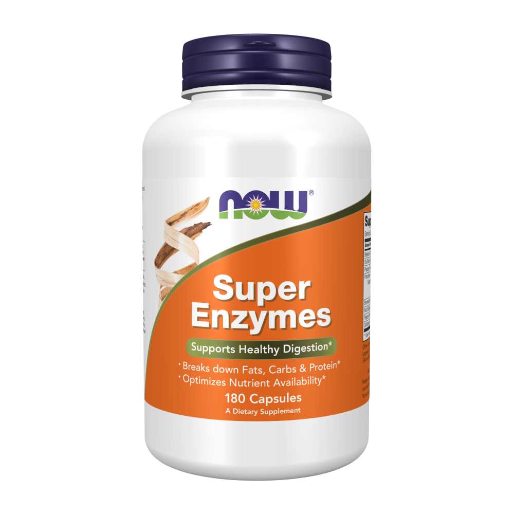 Now Foods Super Enzymes – Supports Healthy Digestion – 90 Capsules