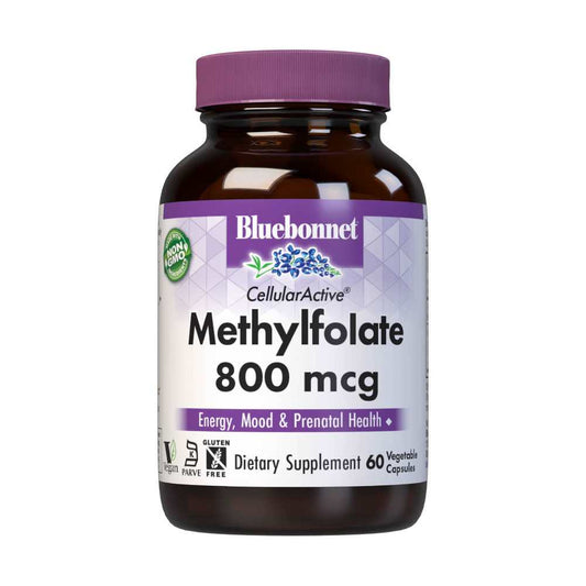 Bluebonnet Nutrition Cellular Active Methylfolate 800 Mcg 60 Caps